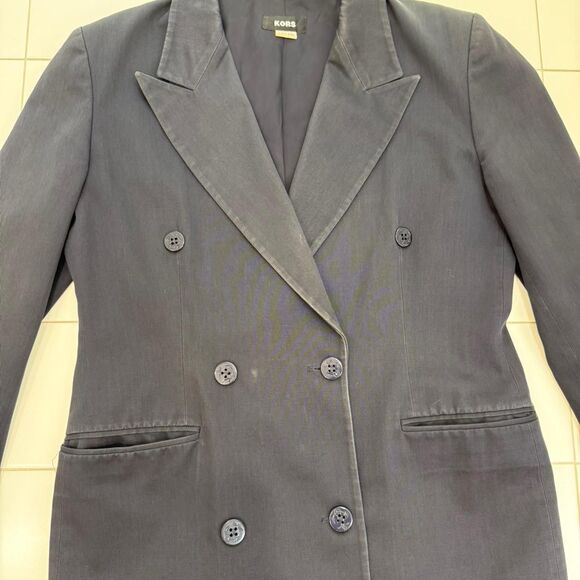 Vintage Michael Kors Women's Navy Jacket - Picture 1 of 6